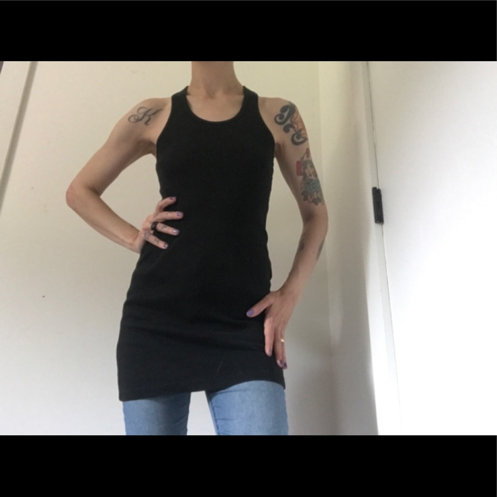 VENUS Racerback Ribbed Tank-top Dress/Shirt Y2K - Picture 3 of 13